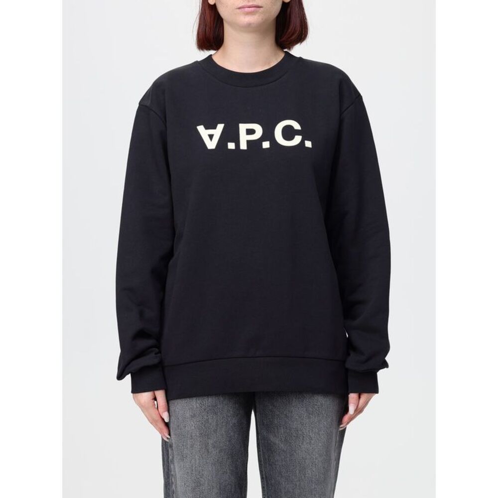 A.P.C. Women Crewneck Sweatshirt A.P.C. In Organic Cotton With Contrast Logo